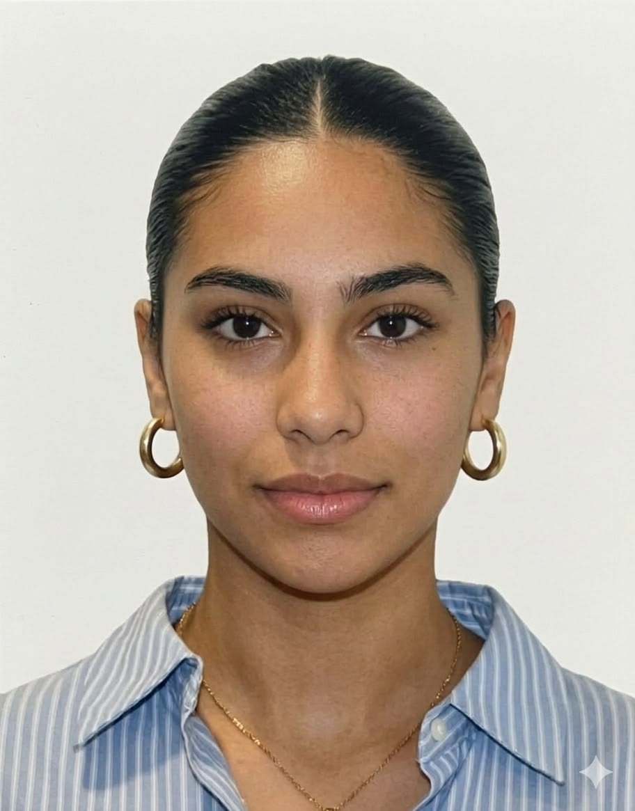 Supplied portrait for Maya Patel sample profile